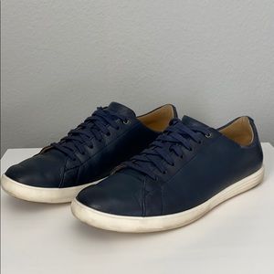 Cole Haan 👟 Grand ØS Blue Leather Shoes Lace Up